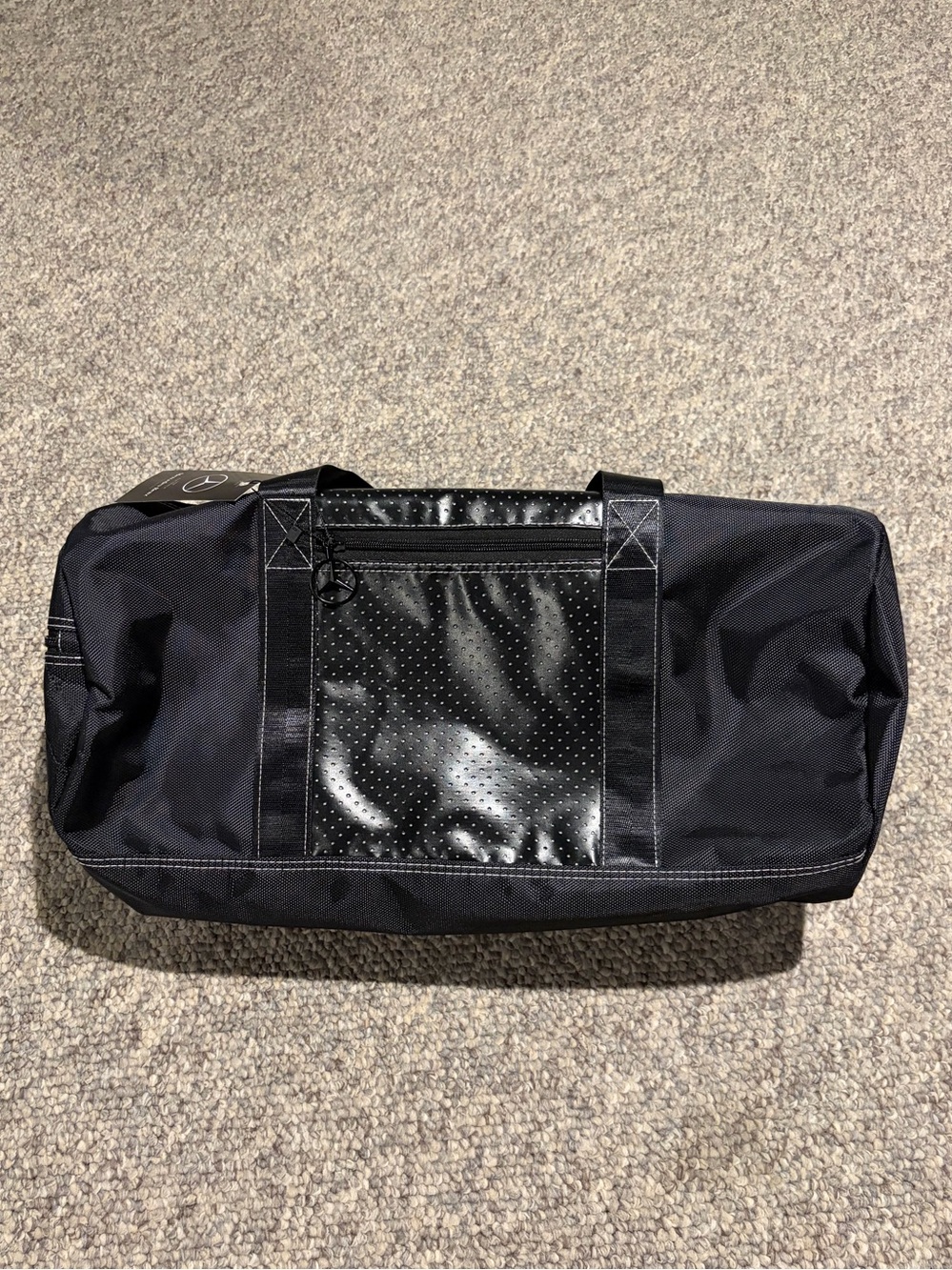 Mercedes Benz Black Duffel/Overnight Bag